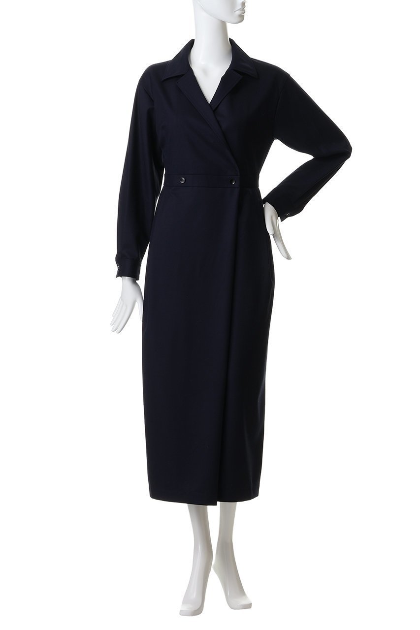 【アルアバイル/allureville】のウールポリカシュクール風ワンピース 人気、トレンドファッション・服の通販 founy(ファニー) 　ファッション　Fashion　レディースファッション　Fashion for Women　ワンピース　Dresses　チュニック　Tunic Tops & Dresses　インナー　Innerwear　カシュクール　Wrap Design　ギャザー　Gathered, Ruffled　クラシカル　Classical, Vintage-Inspired　ストレッチ　Stretch, Stretchy Fabric　タートルネック　Turtleneck, High Neck　チュニック　Tunic, Long Top　ロング　Long, Long-Length　エレガント 上品　Elegant　新作・新入荷　New Arrivals / New In　other-2|ID: prp329100004777346 ipo3291000000034639151