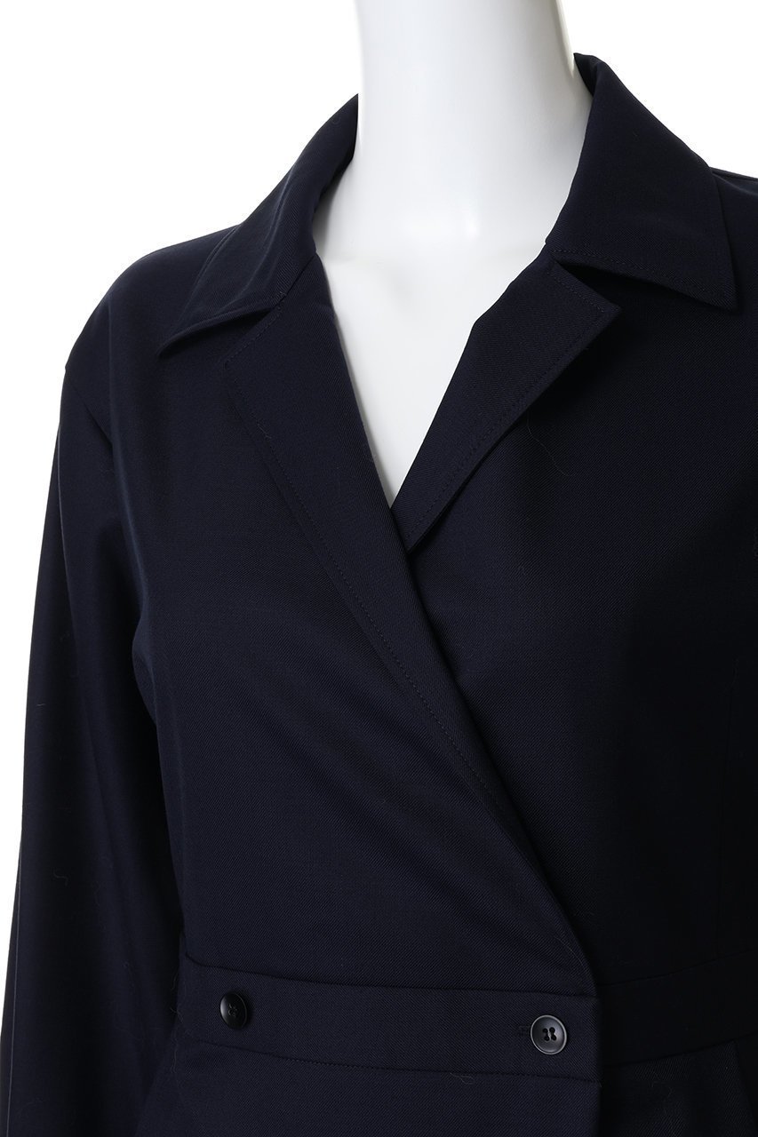 【アルアバイル/allureville】のウールポリカシュクール風ワンピース 人気、トレンドファッション・服の通販 founy(ファニー) 　ファッション　Fashion　レディースファッション　Fashion for Women　ワンピース　Dresses　チュニック　Tunic Tops & Dresses　インナー　Innerwear　カシュクール　Wrap Design　ギャザー　Gathered, Ruffled　クラシカル　Classical, Vintage-Inspired　ストレッチ　Stretch, Stretchy Fabric　タートルネック　Turtleneck, High Neck　チュニック　Tunic, Long Top　ロング　Long, Long-Length　エレガント 上品　Elegant　新作・新入荷　New Arrivals / New In　other-5|ID: prp329100004777346 ipo3291000000034639154