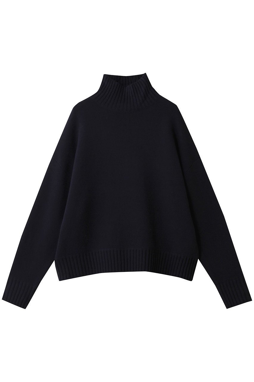 【ウィムガゼット/Whim Gazette】の【Drawing Numbers】接結ルーズタートルニット インテリア・キッズ・メンズ・レディースファッション・服の通販 founy(ファニー) 　ファッション　Fashion　レディースファッション　Fashion for Women　トップス・カットソー　Cut & Sew Tops　ニット　Knit Tops & Sweaters　カジュアルプルオーバー・ニットトップス　Pullovers & Knit Tops / Casual Pullovers　タートルネック　Turtleneck, High Neck　ワイド　Wide, Wide Fit　ネイビー|ID: prp329100004777348 ipo3291000000035942615