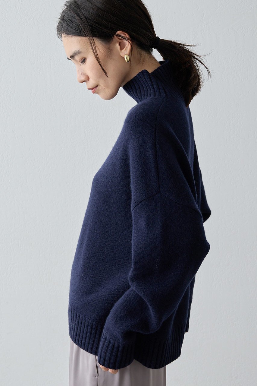 【ウィムガゼット/Whim Gazette】の【Drawing Numbers】接結ルーズタートルニット 人気、トレンドファッション・服の通販 founy(ファニー) 　ファッション　Fashion　レディースファッション　Fashion for Women　トップス・カットソー　Cut & Sew Tops　ニット　Knit Tops & Sweaters　カジュアルプルオーバー・ニットトップス　Pullovers & Knit Tops / Casual Pullovers　タートルネック　Turtleneck, High Neck　ワイド　Wide, Wide Fit　other-2|ID: prp329100004777348 ipo3291000000036018282