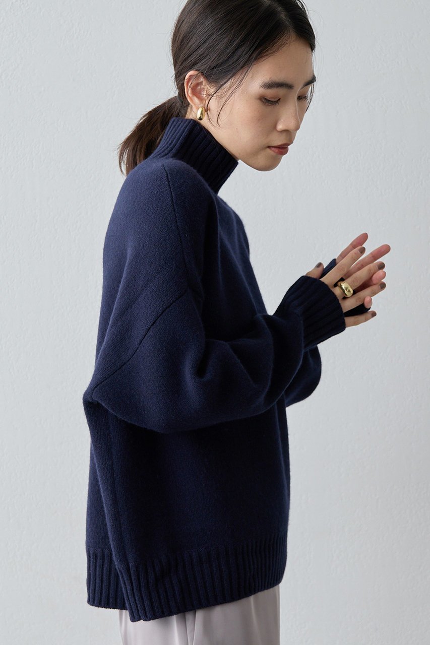 【ウィムガゼット/Whim Gazette】の【Drawing Numbers】接結ルーズタートルニット 人気、トレンドファッション・服の通販 founy(ファニー) 　ファッション　Fashion　レディースファッション　Fashion for Women　トップス・カットソー　Cut & Sew Tops　ニット　Knit Tops & Sweaters　カジュアルプルオーバー・ニットトップス　Pullovers & Knit Tops / Casual Pullovers　タートルネック　Turtleneck, High Neck　ワイド　Wide, Wide Fit　other-4|ID: prp329100004777348 ipo3291000000036018284