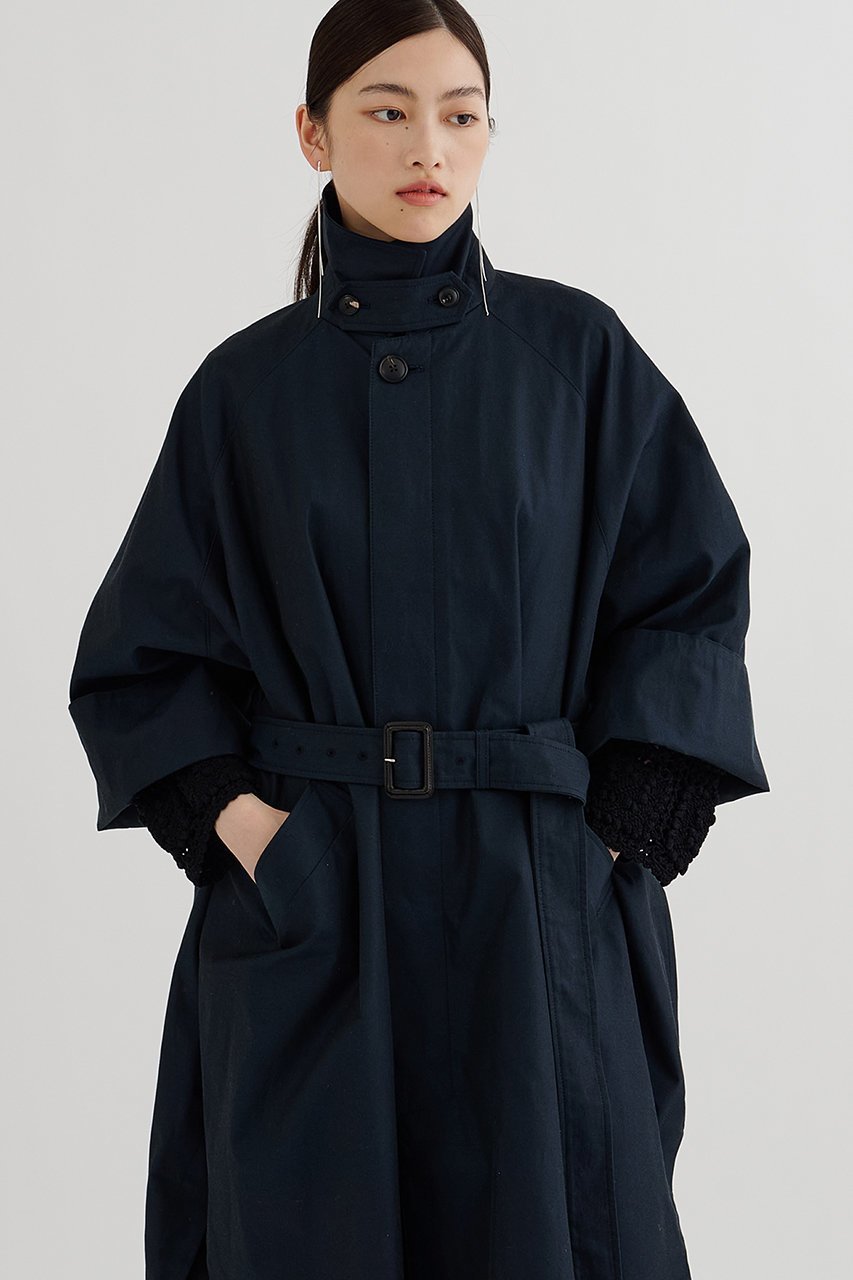 【ウィムガゼット/Whim Gazette】のポンチョロングコート 人気、トレンドファッション・服の通販 founy(ファニー) 　ファッション　Fashion　レディースファッション　Fashion for Women　アウター　Coat / Outerwear Collection　コート・ロングコート・ピーコート　Long Coats, Peacoats & More　ポンチョ・ケープコート　Ponchos & Capes　スタイリッシュ　Stylish, Fashionable　トレンチ　Trench, Trench Coat　定番　Standard, Basic Item　パッチ　Patch, Appliqué　フリル　Frill, Ruffle　ロング　Long, Long-Length　A/W・秋冬　Autumn/Winter　エレガント 上品　Elegant　2025年　2025　2025-2026秋冬・A/W　Autumn/Winter 2025–26 AW25–26　other-4|ID: prp329100004777349 ipo3291000000034639175