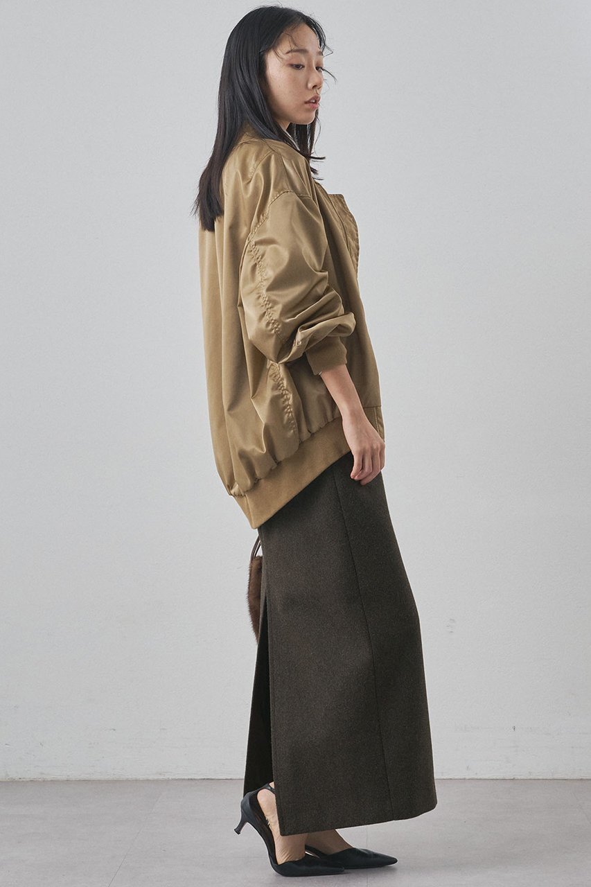 【ウィムガゼット/Whim Gazette】のミドルMA-1 人気、トレンドファッション・服の通販 founy(ファニー) 　ファッション　Fashion　レディースファッション　Fashion for Women　アウター　Coat / Outerwear Collection　レディースジャケット・軽アウター　Jackets　ブルゾンジャケット・スポーティアウター　Blouson Jackets　MA-1ジャケット　MA-1 Bomber Jackets / Flight Jackets　2025年　2025　2025-2026秋冬・A/W　Autumn/Winter 2025–26 AW25–26　ジャケット　Jacket, Outerwear　ツイル　Twist, Twisted Detail　バランス　Balance, Style Balance　ブルゾン　Blouson, Bomber Jacket　ミドル　Middle Length, Mid Height　ミリタリー　Military, Army Style　エレガント 上品　Elegant　A/W・秋冬　Autumn/Winter　other-6|ID: prp329100004777351 ipo3291000000034639207