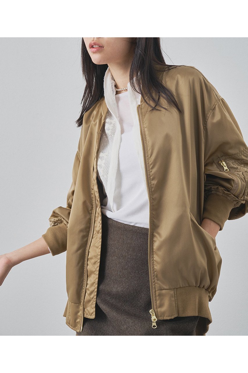 【ウィムガゼット/Whim Gazette】のミドルMA-1 人気、トレンドファッション・服の通販 founy(ファニー) 　ファッション　Fashion　レディースファッション　Fashion for Women　アウター　Coat / Outerwear Collection　レディースジャケット・軽アウター　Jackets　ブルゾンジャケット・スポーティアウター　Blouson Jackets　MA-1ジャケット　MA-1 Bomber Jackets / Flight Jackets　2025年　2025　2025-2026秋冬・A/W　Autumn/Winter 2025–26 AW25–26　ジャケット　Jacket, Outerwear　ツイル　Twist, Twisted Detail　バランス　Balance, Style Balance　ブルゾン　Blouson, Bomber Jacket　ミドル　Middle Length, Mid Height　ミリタリー　Military, Army Style　エレガント 上品　Elegant　A/W・秋冬　Autumn/Winter　other-7|ID: prp329100004777351 ipo3291000000034639208