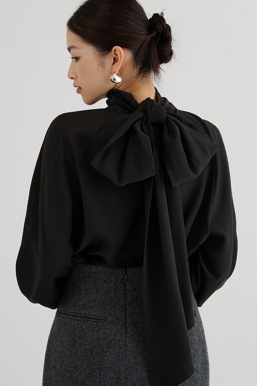 【ウィムガゼット/Whim Gazette】のシフォンボウタイブラウス 人気、トレンドファッション・服の通販 founy(ファニー) 　ファッション　Fashion　レディースファッション　Fashion for Women　トップス・カットソー　Cut & Sew Tops　シャツ・ブラウス・オフィスカジュアル　Elegant Blouses & Button-Ups　2025年　2025　2025-2026秋冬・A/W　Autumn/Winter 2025–26 AW25–26　とろみ　Fluid, Flowy Fabric　エレガント 上品　Elegant　シフォン　Chiffon, Lightweight Fabric　スリーブ　Sleeve, Long Sleeve / Short Sleeve　フェミニン　Feminine, Girly　ロング　Long, Long-Length　ワイド　Wide, Wide Fit　A/W・秋冬　Autumn/Winter　other-3|ID: prp329100004777353 ipo3291000000034639225