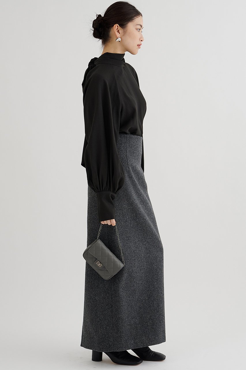 【ウィムガゼット/Whim Gazette】のシフォンボウタイブラウス 人気、トレンドファッション・服の通販 founy(ファニー) 　ファッション　Fashion　レディースファッション　Fashion for Women　トップス・カットソー　Cut & Sew Tops　シャツ・ブラウス・オフィスカジュアル　Elegant Blouses & Button-Ups　2025年　2025　2025-2026秋冬・A/W　Autumn/Winter 2025–26 AW25–26　とろみ　Fluid, Flowy Fabric　エレガント 上品　Elegant　シフォン　Chiffon, Lightweight Fabric　スリーブ　Sleeve, Long Sleeve / Short Sleeve　フェミニン　Feminine, Girly　ロング　Long, Long-Length　ワイド　Wide, Wide Fit　A/W・秋冬　Autumn/Winter　other-7|ID: prp329100004777353 ipo3291000000034639232