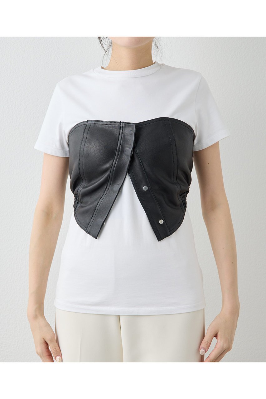 【ウィムガゼット/Whim Gazette】のレザービスチェ 人気、トレンドファッション・服の通販 founy(ファニー) 　ファッション　Fashion　レディースファッション　Fashion for Women　トップス・カットソー　Cut & Sew Tops　キャミソール&ノースリーブ　Camisoles & Sleeveless Tops　シャツ・ブラウス・オフィスカジュアル　Elegant Blouses & Button-Ups　ビスチェ　Bustiers & Corset Tops / Layered Bustier Style　カットソー　Cut and Sewn Top　コンパクト　Compact, Small Size　ノースリーブ　Sleeveless, No-Sleeve　フィット　Fit, Slim Fit　リアル　Real, Realistic　A/W・秋冬　Autumn/Winter　2025年　2025　2025-2026秋冬・A/W　Autumn/Winter 2025–26 AW25–26　other-6|ID: prp329100004777356 ipo3291000000034639255