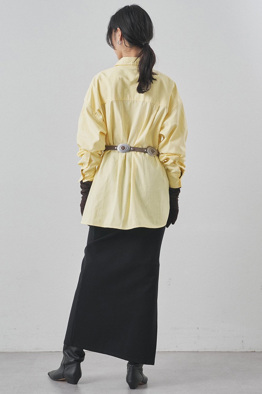 【ウィムガゼット/Whim Gazette】の刺繍オックスフォードシャツ 人気、トレンドファッション・服の通販 founy(ファニー) ファッション Fashion レディースファッション Fashion for Women トップス・カットソー Cut & Sew Tops シャツ・ブラウス・オフィスカジュアル Elegant Blouses & Button-Ups 2025年 2025 2025-2026秋冬・A/W Autumn/Winter 2025–26 AW25–26 イエロー Yellow オックス Oxford Fabric シンプル Simple, Minimal スリーブ Sleeve, Long Sleeve / Short Sleeve トレンド Trend, Trending Now バランス Balance, Style Balance リラックス Relax, Relaxed Fit ロング Long, Long-Length エレガント 上品 Elegant 定番 Standard, Basic Item A/W・秋冬 Autumn/Winter other-5|ID: prp329100004777357 ipo3291000000034639271