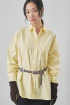 【ウィムガゼット/Whim Gazette】の刺繍オックスフォードシャツ イエロー|ID:prp329100004777357