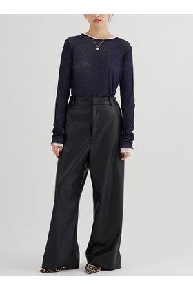 【ウィムガゼット/Whim Gazette】のレザーライクパンツ 人気、トレンドファッション・服の通販 founy(ファニー) ファッション Fashion レディースファッション Fashion for Women パンツ Pants & Trousers 2026年 2026 ワイド Wide, Wide Fit 冬 Winter / This Winter 夏 Summer 春 Spring S/S・春夏 SS, Spring/Summer, Warm Season |ID:prp329100004777359