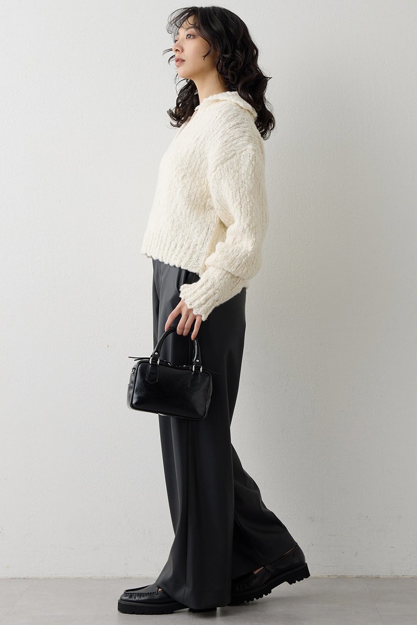 【ウィムガゼット/Whim Gazette】のレザーライクパンツ 人気、トレンドファッション・服の通販 founy(ファニー) 　ファッション　Fashion　レディースファッション　Fashion for Women　パンツ　Pants & Trousers　2026年　2026　ワイド　Wide, Wide Fit　冬　Winter / This Winter　夏　Summer　春　Spring　S/S・春夏　SS, Spring/Summer, Warm Season　other-3|ID: prp329100004777359 ipo3291000000036016356