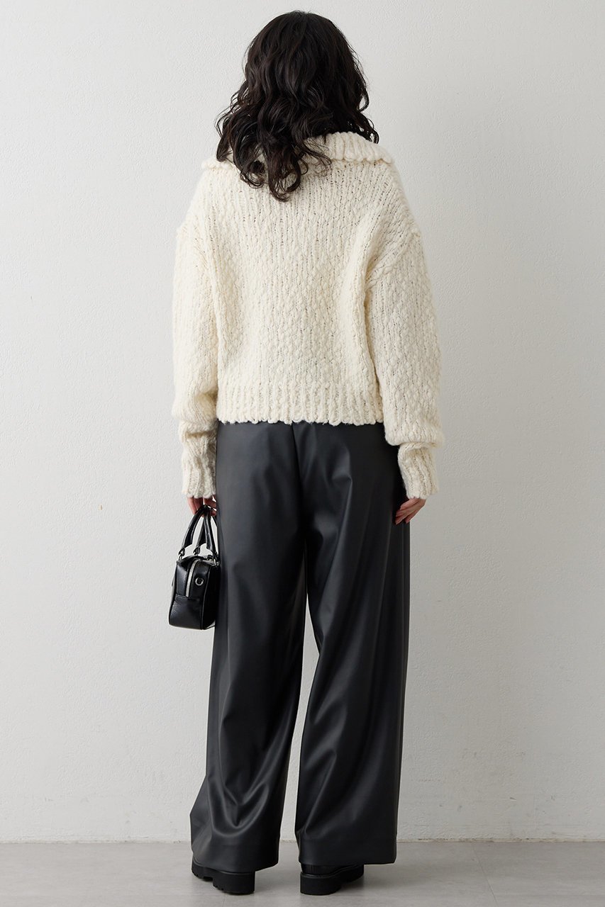 【ウィムガゼット/Whim Gazette】のレザーライクパンツ 人気、トレンドファッション・服の通販 founy(ファニー) 　ファッション　Fashion　レディースファッション　Fashion for Women　パンツ　Pants & Trousers　2026年　2026　ワイド　Wide, Wide Fit　冬　Winter / This Winter　夏　Summer　春　Spring　S/S・春夏　SS, Spring/Summer, Warm Season　other-4|ID: prp329100004777359 ipo3291000000036016357