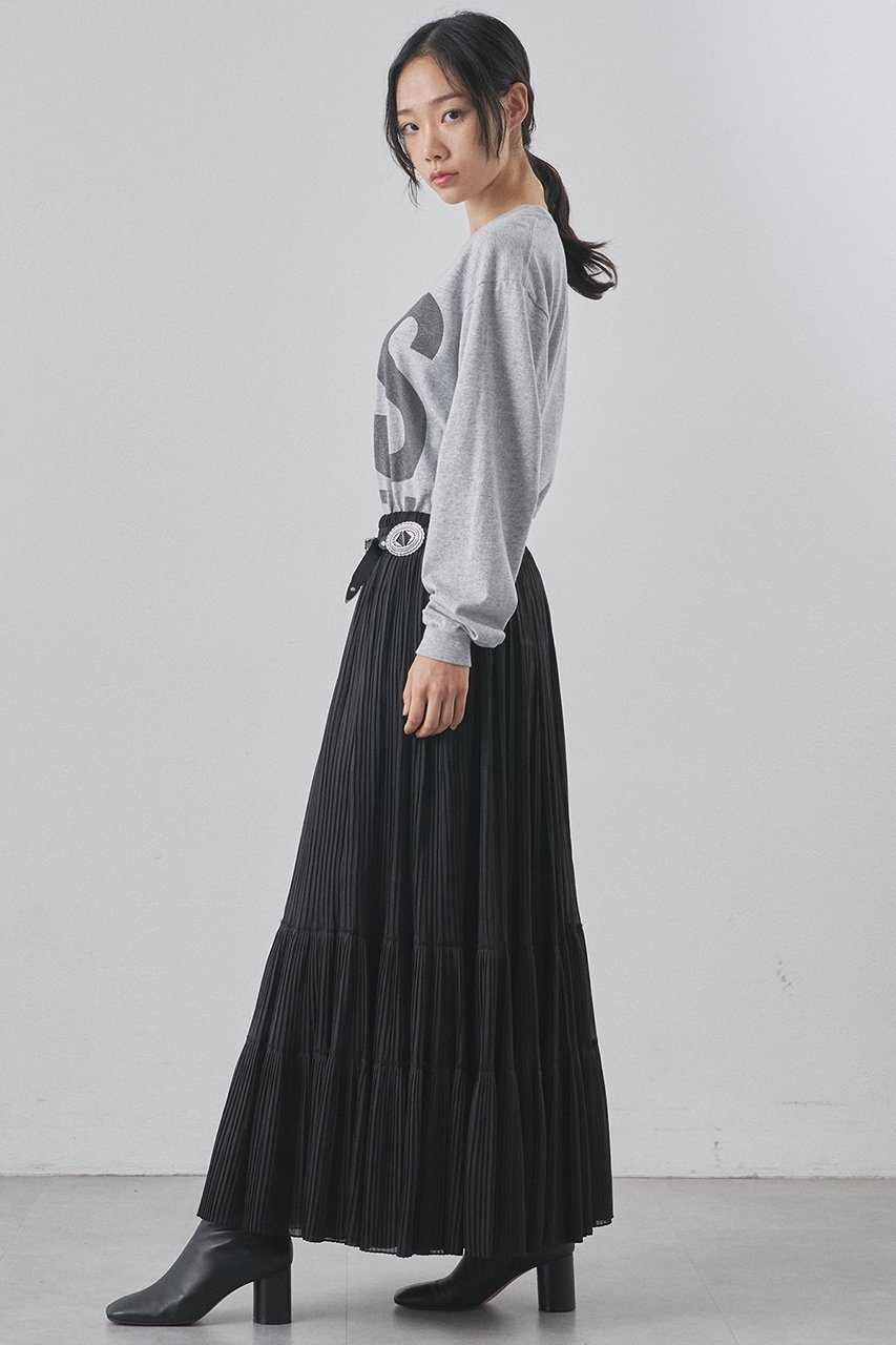 【ウィムガゼット/Whim Gazette】のオーガンジーティアードスカート 人気、トレンドファッション・服の通販 founy(ファニー) 　ファッション　Fashion　レディースファッション　Fashion for Women　スカート　Skirts　ティアードスカート　Tiered Skirts　ロングスカート　Long Skirts / Maxi & Midi Skirts　オーガンジー　Organza Fabric　シアー　Sheer, See-Through　ティアードスカート　Tiered Skirt, Flounced Skirt　フェミニン　Feminine, Girly　プリーツ　Pleats, Pleated　リラックス　Relax, Relaxed Fit　ロング　Long, Long-Length　ヴィンテージ　Vintage Style　エレガント 上品　Elegant　再入荷　Restock / Back in Stock　other-4|ID: prp329100004777361 ipo3291000000036778875