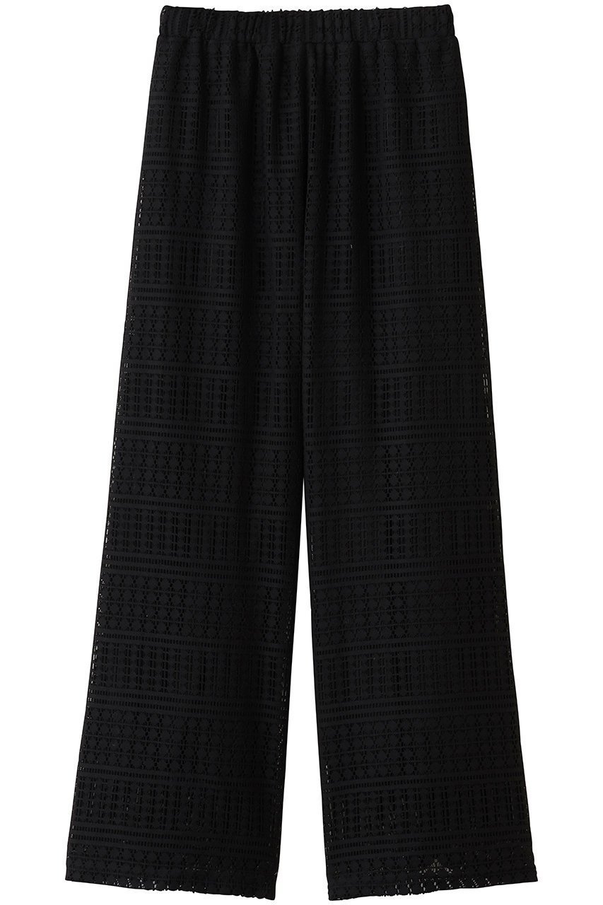 【レイール/Reir】の【San-ai Resort】【水陸両用】レースパンツ インテリア・キッズ・メンズ・レディースファッション・服の通販 founy(ファニー) 　ファッション　Fashion　レディースファッション　Fashion for Women　パンツ　Pants & Trousers　スポーツウェア　Functional & Stylish Sportswear　スポーツ パンツ　Workout Pants / Training Shorts / Joggers　2025年　2025　2025-2026秋冬・A/W　Autumn/Winter 2025–26 AW25–26　エレガント 上品　Elegant　ストレッチ　Stretch, Stretchy Fabric　スポーツ　Sports, Activewear　ラッセル　Raschel, Raschel Lace　リラックス　Relax, Relaxed Fit　レース　Lace, Lace Fabric　ロング　Long, Long-Length　水着　Swimsuit, Swimwear　A/W・秋冬　Autumn/Winter　ブラック|ID: prp329100004777362 ipo3291000000034639316