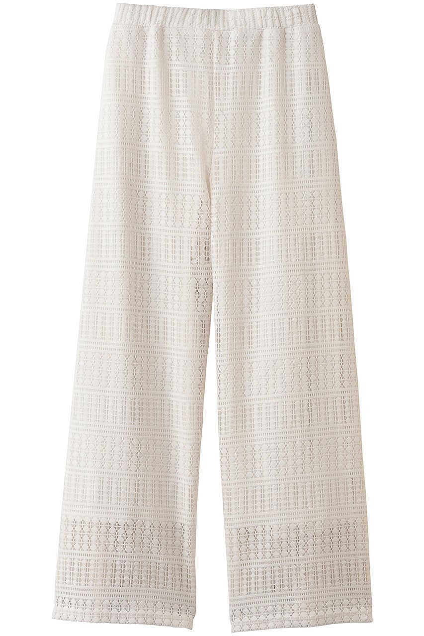 【レイール/Reir】の【San-ai Resort】レースパンツ【水陸両用】 インテリア・キッズ・メンズ・レディースファッション・服の通販 founy(ファニー) ファッション Fashion レディースファッション Fashion for Women パンツ Pants & Trousers スポーツウェア Functional & Stylish Sportswear 2026年 2026 エレガント 上品 Elegant ストレッチ Stretch, Stretchy Fabric スポーツ Sports, Activewear ラッセル Raschel, Raschel Lace リラックス Relax, Relaxed Fit レース Lace, Lace Fabric ロング Long, Long-Length 再入荷 Restock / Back in Stock 夏 Summer 春 Spring S/S・春夏 SS, Spring/Summer, Warm Season 水着 Swimsuit, Swimwear ホワイト|ID: prp329100004777362 ipo3291000000035510588
