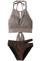 【レイール/Reir】の【San-ai Resort】軽い着け心地でしっかり盛れるワイヤービキニトップス3点セット ブラウン|ID: prp329100004777364 ipo3291000000035782915