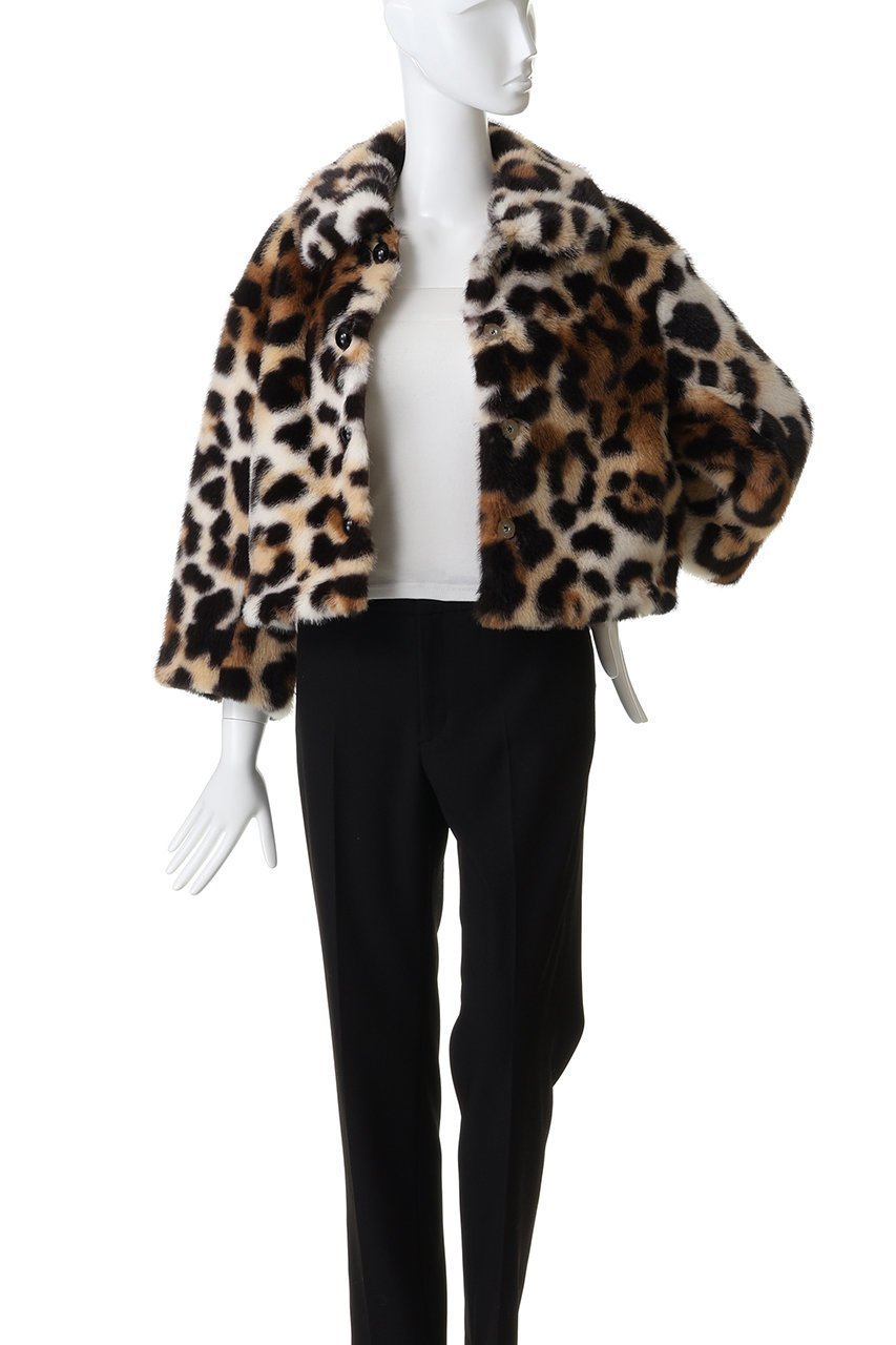 【ジェイドット/j.】のレオパードファー ジャケットコート 人気、トレンドファッション・服の通販 founy(ファニー) 　ファッション　Fashion　レディースファッション　Fashion for Women　アウター　Coat / Outerwear Collection　コート・ロングコート・ピーコート　Long Coats, Peacoats & More　レディースジャケット・軽アウター　Jackets　ショート　Short, Short Length　ジャケット　Jacket, Outerwear　デニム　Denim, Jeans Material　バランス　Balance, Style Balance　フレア　Flare, Flared　ラグジュアリー　Luxury, Elegant　レオパード　Leopard, Animal Print　ワイド　Wide, Wide Fit　エレガント 上品　Elegant　新作・新入荷　New Arrivals / New In　A/W・秋冬　Autumn/Winter　other-7|ID: prp329100004777365 ipo3291000000034639357