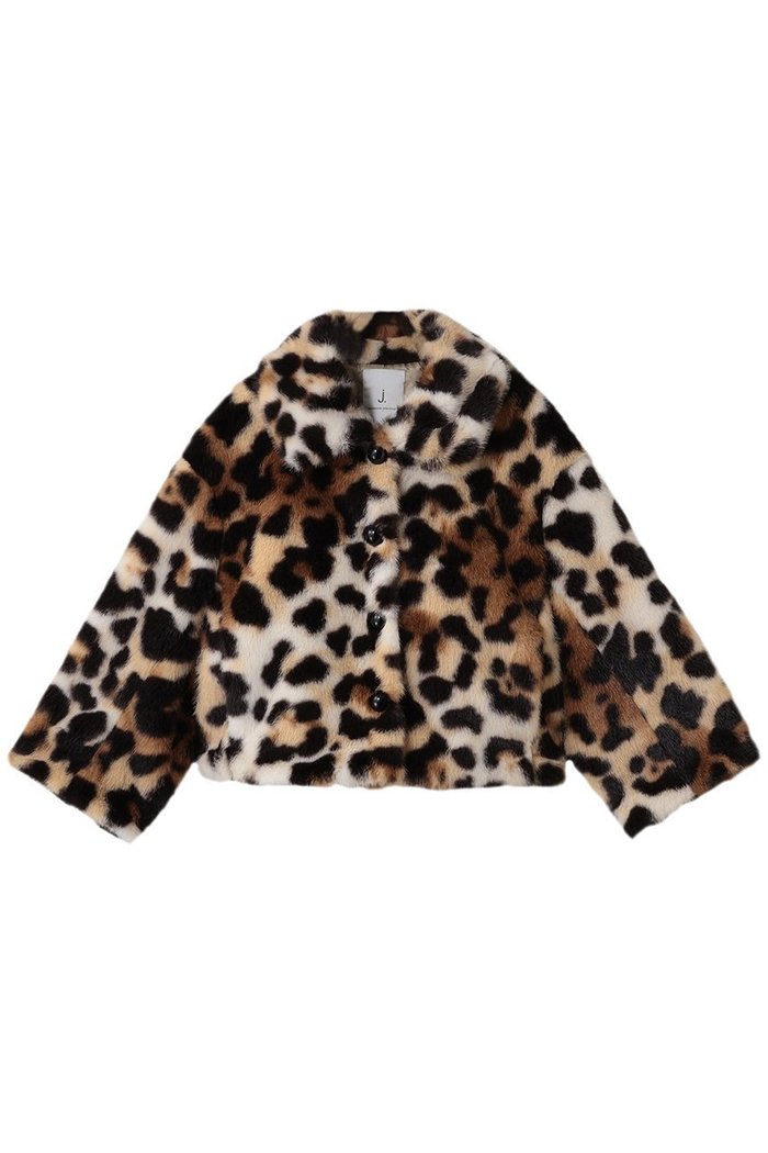【ジェイドット/j.】のレオパードファー ジャケットコート インテリア・キッズ・メンズ・レディースファッション・服の通販 founy(ファニー) https://founy.com/ ファッション Fashion レディースファッション Fashion for Women アウター Coat / Outerwear Collection コート・ロングコート・ピーコート Long Coats, Peacoats & More レディースジャケット・軽アウター Jackets ショート Short, Short Length ジャケット Jacket, Outerwear デニム Denim, Jeans Material バランス Balance, Style Balance フレア Flare, Flared ラグジュアリー Luxury, Elegant レオパード Leopard, Animal Print ワイド Wide, Wide Fit エレガント 上品 Elegant 再入荷 Restock / Back in Stock A/W・秋冬 Autumn/Winter |ID: prp329100004777365 ipo3291000000035413643