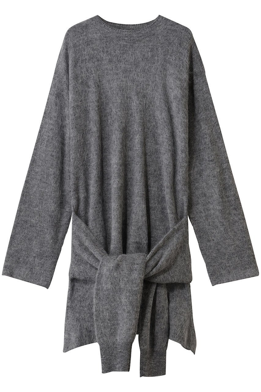 【プランク プロジェクト/PRANK PROJECT】のノットフロントニットチュニック インテリア・キッズ・メンズ・レディースファッション・服の通販 founy(ファニー) 　ファッション　Fashion　レディースファッション　Fashion for Women　ワンピース　Dresses　チュニック　Tunic Tops & Dresses　スリーブ　Sleeve, Long Sleeve / Short Sleeve　チュニック　Tunic, Long Top　フロント　Front, Front Design　ロング　Long, Long-Length　新作・新入荷　New Arrivals / New In　A/W・秋冬　Autumn/Winter　GRY(グレー)|ID: prp329100004777367 ipo3291000000034639367