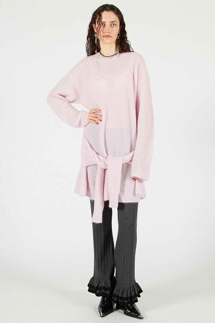 【プランク プロジェクト/PRANK PROJECT】のノットフロントニットチュニック 人気、トレンドファッション・服の通販 founy(ファニー) ファッション Fashion レディースファッション Fashion for Women ワンピース Dresses チュニック Tunic Tops & Dresses スリーブ Sleeve, Long Sleeve / Short Sleeve チュニック Tunic, Long Top フロント Front, Front Design ロング Long, Long-Length A/W・秋冬 Autumn/Winter other-7|ID: prp329100004777367 ipo3291000000034695570