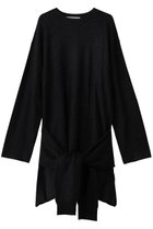 【プランク プロジェクト/PRANK PROJECT】のノットフロントニットチュニック BLK(ブラック)|ID: prp329100004777367 ipo3291000000035782924