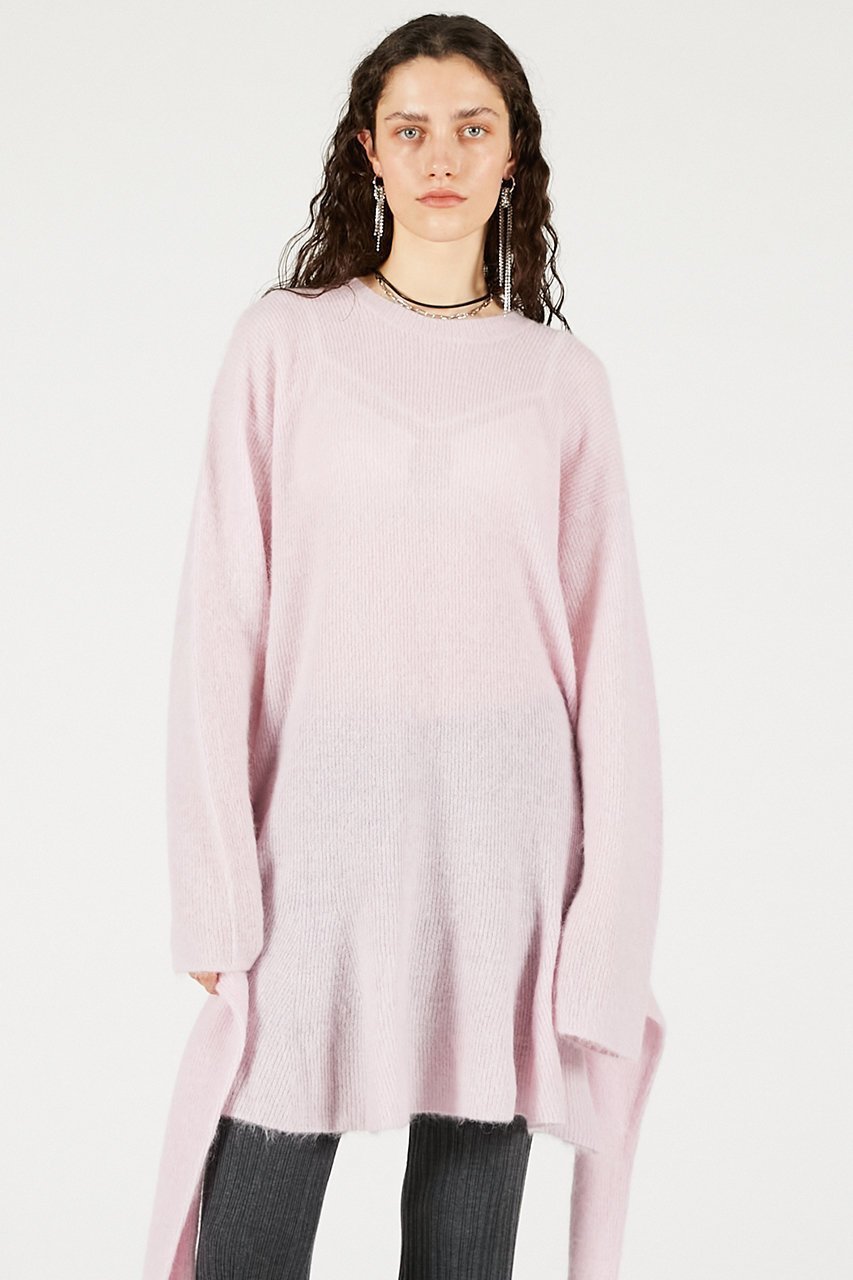 【プランク プロジェクト/PRANK PROJECT】のノットフロントニットチュニック 人気、トレンドファッション・服の通販 founy(ファニー) ファッション Fashion レディースファッション Fashion for Women ワンピース Dresses チュニック Tunic Tops & Dresses スリーブ Sleeve, Long Sleeve / Short Sleeve チュニック Tunic, Long Top フロント Front, Front Design ロング Long, Long-Length A/W・秋冬 Autumn/Winter other-8|ID: prp329100004777367 ipo3291000000036018302