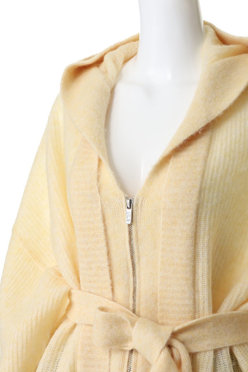 【プランク プロジェクト/PRANK PROJECT】のフーデッドジップカーディガン 人気、トレンドファッション・服の通販 founy(ファニー) 　ファッション　Fashion　レディースファッション　Fashion for Women　トップス・カットソー　Cut & Sew Tops　ニット　Knit Tops & Sweaters　カーディガン・羽織り　Layered Style Cardigans　おすすめ　Recommended / Our Picks　インナー　Innerwear　カーディガン　Cardigan, Knitwear　セットアップ　Set-Up, Coordinated Outfit　冬　Winter / This Winter　新作・新入荷　New Arrivals / New In　秋　Autumn　other-5|ID: prp329100004777369 ipo3291000000034639390