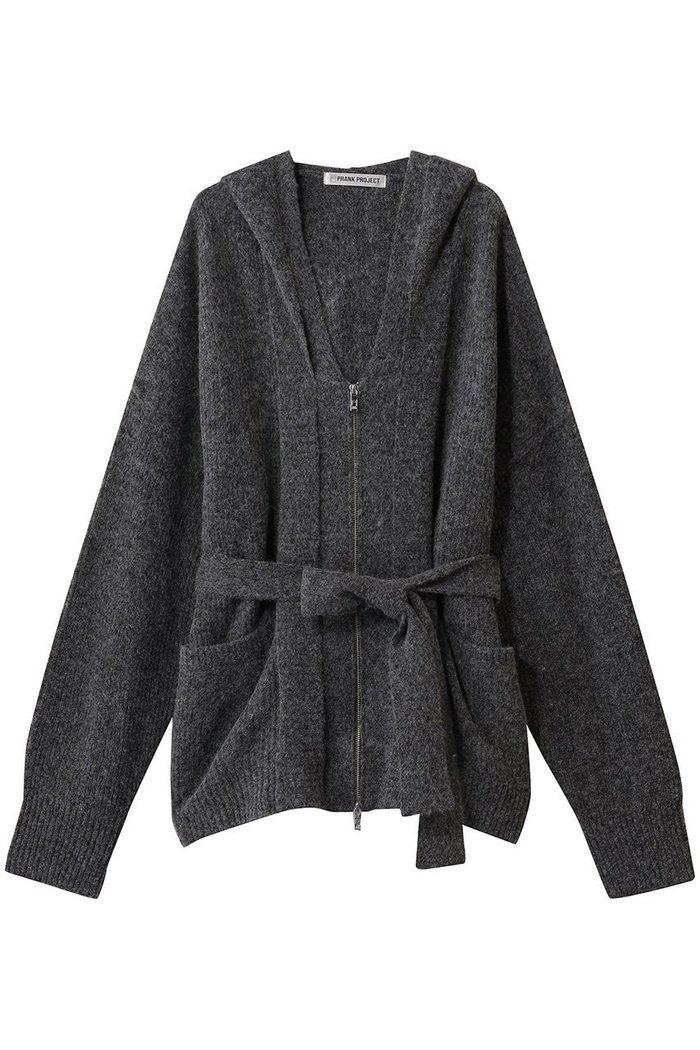 【プランク プロジェクト/PRANK PROJECT】のフーデッドジップカーディガン インテリア・キッズ・メンズ・レディースファッション・服の通販 founy(ファニー) https://founy.com/ ファッション Fashion レディースファッション Fashion for Women トップス・カットソー Cut & Sew Tops ニット Knit Tops & Sweaters カーディガン・羽織り Layered Style Cardigans おすすめ Recommended / Our Picks インナー Innerwear カーディガン Cardigan, Knitwear セットアップ Set-Up, Coordinated Outfit 冬 Winter / This Winter 秋 Autumn |ID: prp329100004777369 ipo3291000000035782934