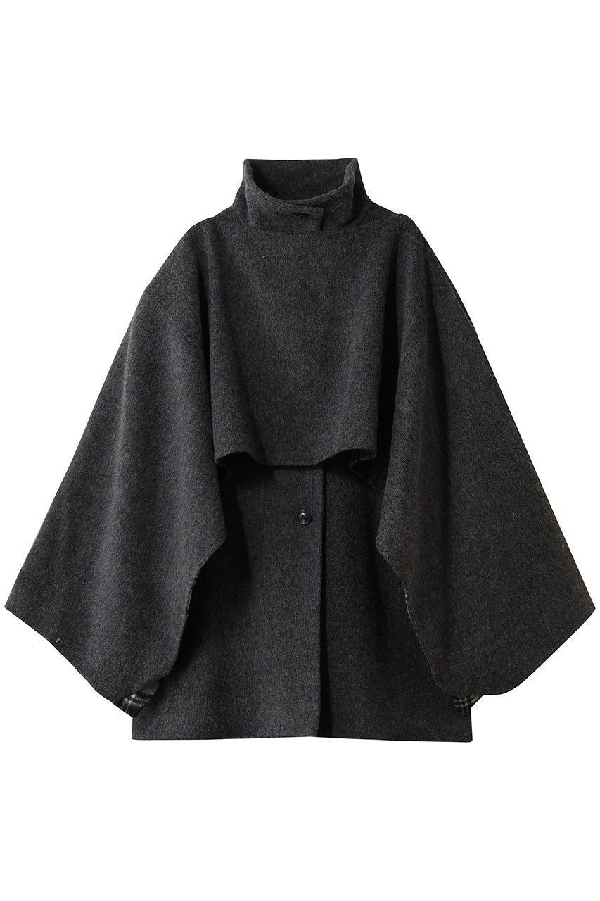 【プランク プロジェクト/PRANK PROJECT】のマルチウェイケープコート インテリア・キッズ・メンズ・レディースファッション・服の通販 founy(ファニー) ファッション Fashion レディースファッション Fashion for Women アウター Coat / Outerwear Collection コート・ロングコート・ピーコート Long Coats, Peacoats & More ショート Short, Short Length シンプル Simple, Minimal スタンド Stand Collar, Upright Stand リバーシブル Reversible, Two-Sided 新作・新入荷 New Arrivals / New In GRY(グレー)|ID: prp329100004777370 ipo3291000000034639394