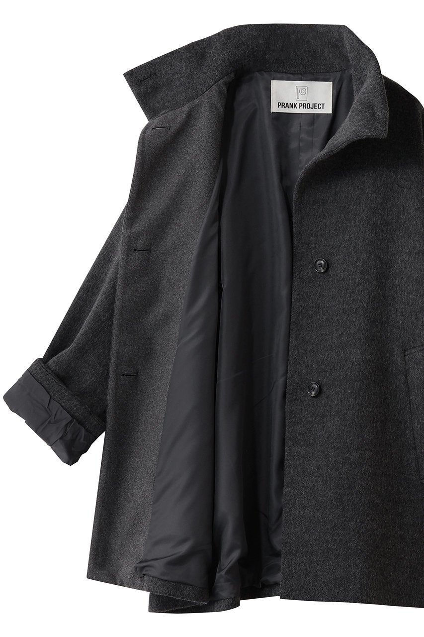 【プランク プロジェクト/PRANK PROJECT】のマルチウェイケープコート 人気、トレンドファッション・服の通販 founy(ファニー) ファッション Fashion レディースファッション Fashion for Women アウター Coat / Outerwear Collection コート・ロングコート・ピーコート Long Coats, Peacoats & More ショート Short, Short Length シンプル Simple, Minimal スタンド Stand Collar, Upright Stand リバーシブル Reversible, Two-Sided 新作・新入荷 New Arrivals / New In other-6|ID: prp329100004777370 ipo3291000000034639400