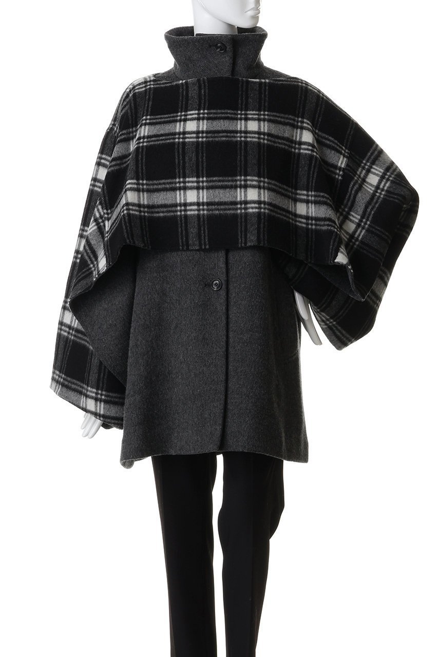 【プランク プロジェクト/PRANK PROJECT】のマルチウェイケープコート 人気、トレンドファッション・服の通販 founy(ファニー) ファッション Fashion レディースファッション Fashion for Women アウター Coat / Outerwear Collection コート・ロングコート・ピーコート Long Coats, Peacoats & More ショート Short, Short Length シンプル Simple, Minimal スタンド Stand Collar, Upright Stand リバーシブル Reversible, Two-Sided 新作・新入荷 New Arrivals / New In other-8|ID: prp329100004777370 ipo3291000000034639402