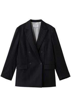 【ベイジ,/BEIGE,】 DELAND(デランド)/ジャケット人気、トレンドファッション・服の通販 founy(ファニー) ファッション Fashion レディースファッション Fashion for Women アウター Coat / Outerwear Collection レディースジャケット・軽アウター Jackets クラシカル Classical, Vintage-Inspired ジャケット Jacket, Outerwear ストライプ Stripe, Striped Pattern ダブル Double, Double-Breasted ビジネス 仕事 通勤 Business / Work / Commuting エレガント 上品 Elegant 新作・新入荷 New Arrivals / New In |ID:prp329100004777372