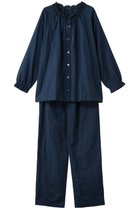 【イクコ/IKUKO / GOODS】のダブルガーゼ レースネック全開パジャマ 人気、トレンドファッション・服の通販 founy(ファニー) お家時間・ステイホーム Stay Home / At Home ジュエリー Jewelry, Accessories ダブル Double, Double-Breasted パジャマ Pajamas, Sleepwear リラックス Relax, Relaxed Fit レース Lace, Lace Fabric 新作・新入荷 New Arrivals / New In thumbnail ネイビー|ID: prp329100004778105 ipo3291000000034648542