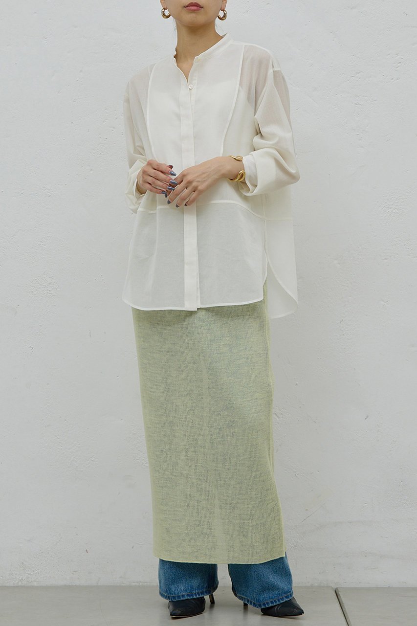 【ガリャルダガランテ/GALLARDAGALANTE】の【HERITANOVUM】ボザムシャツ 人気、トレンドファッション・服の通販 founy(ファニー) ファッション Fashion レディースファッション Fashion for Women トップス・カットソー Cut & Sew Tops シャツ・ブラウス・オフィスカジュアル Elegant Blouses & Button-Ups クラシック Classic, Timeless Style スリット Slit, Slit Detail スリーブ Sleeve, Long Sleeve / Short Sleeve ロング Long, Long-Length エレガント 上品 Elegant 新作・新入荷 New Arrivals / New In other-2|ID: prp329100004778108 ipo3291000000034648569