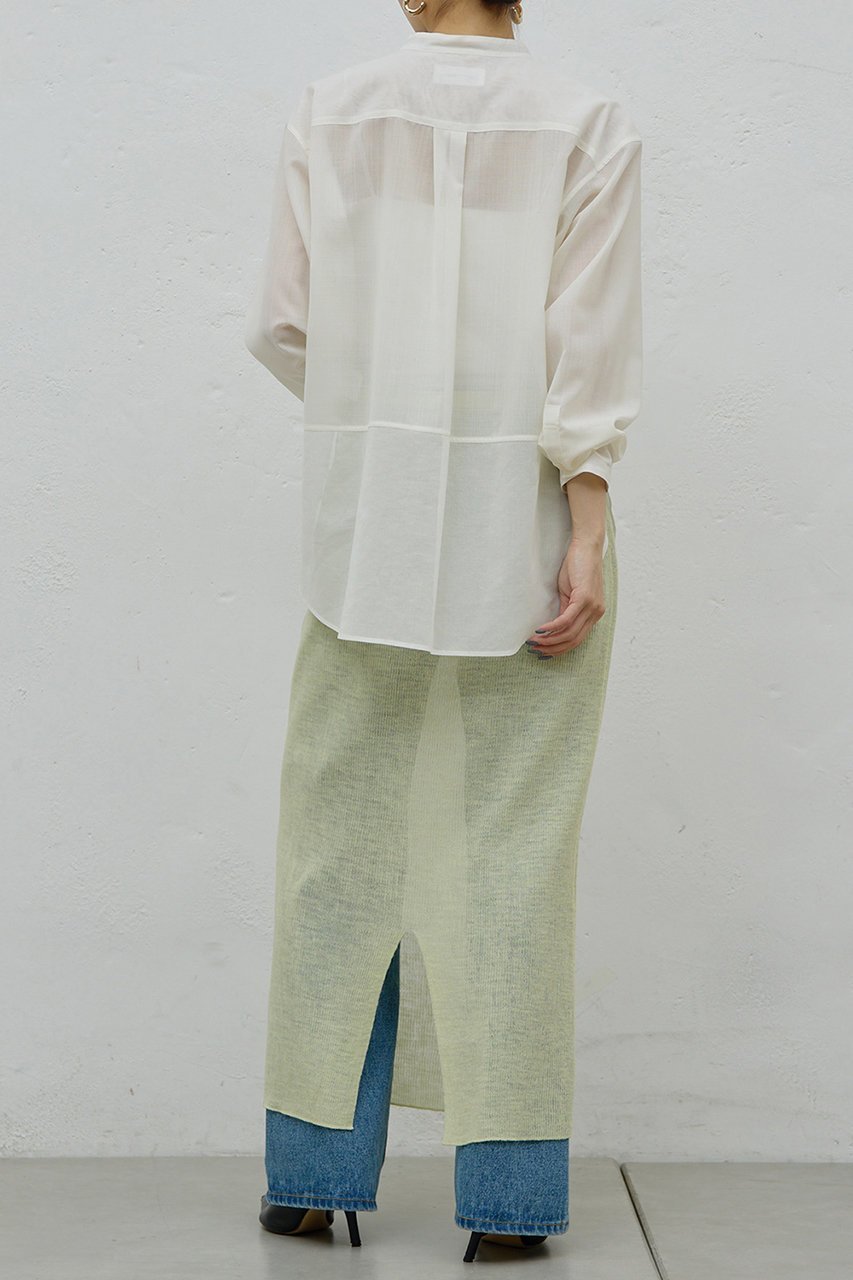 【ガリャルダガランテ/GALLARDAGALANTE】の【HERITANOVUM】ボザムシャツ 人気、トレンドファッション・服の通販 founy(ファニー) ファッション Fashion レディースファッション Fashion for Women トップス・カットソー Cut & Sew Tops シャツ・ブラウス・オフィスカジュアル Elegant Blouses & Button-Ups クラシック Classic, Timeless Style スリット Slit, Slit Detail スリーブ Sleeve, Long Sleeve / Short Sleeve ロング Long, Long-Length エレガント 上品 Elegant 新作・新入荷 New Arrivals / New In other-3|ID: prp329100004778108 ipo3291000000034648570