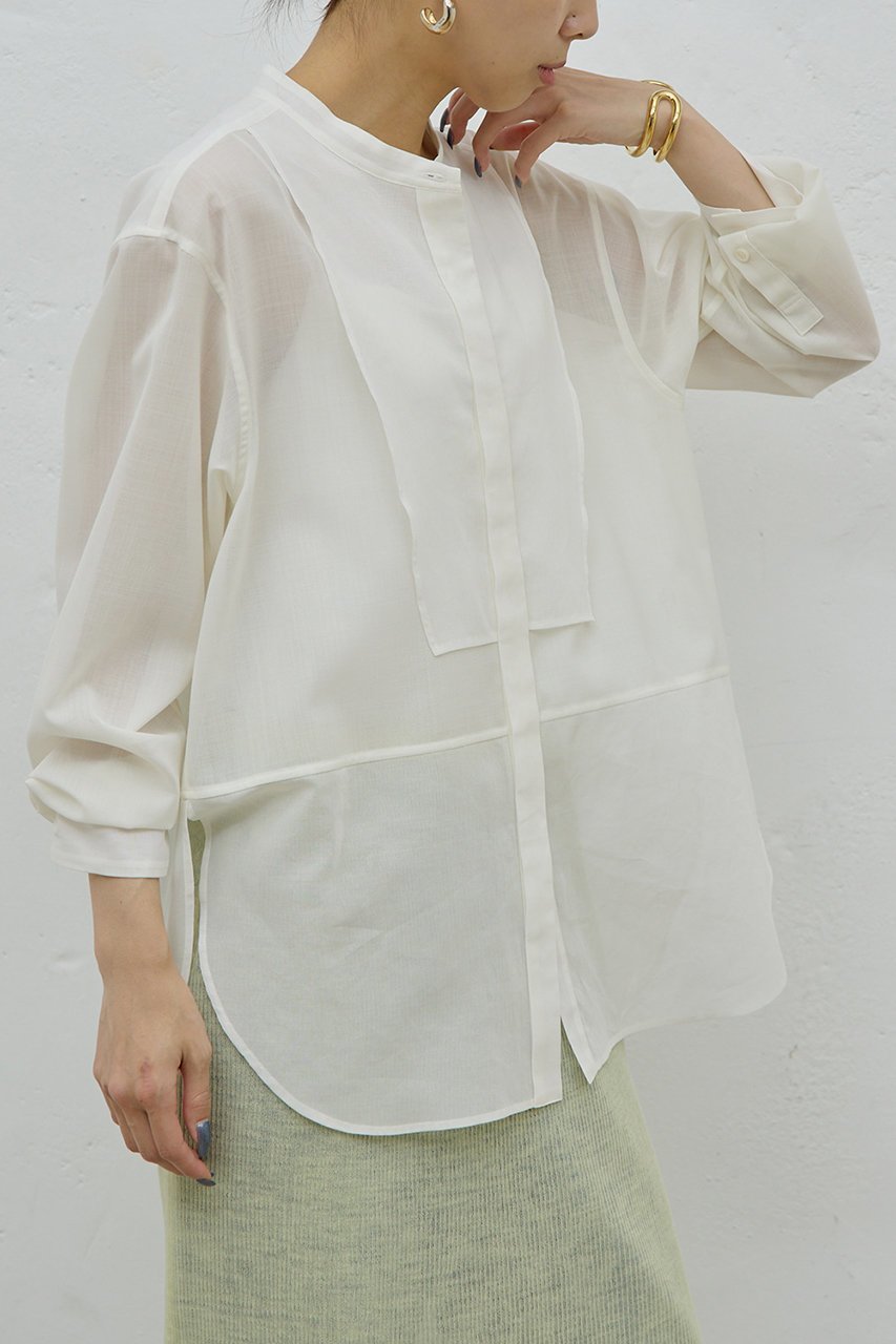 【ガリャルダガランテ/GALLARDAGALANTE】の【HERITANOVUM】ボザムシャツ 人気、トレンドファッション・服の通販 founy(ファニー) ファッション Fashion レディースファッション Fashion for Women トップス・カットソー Cut & Sew Tops シャツ・ブラウス・オフィスカジュアル Elegant Blouses & Button-Ups クラシック Classic, Timeless Style スリット Slit, Slit Detail スリーブ Sleeve, Long Sleeve / Short Sleeve ロング Long, Long-Length エレガント 上品 Elegant 新作・新入荷 New Arrivals / New In other-4|ID: prp329100004778108 ipo3291000000034648571