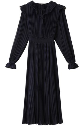 【コルコバード/CORCOVADO】のシアーソリッドプリーツドレス 人気、トレンドファッション・服の通販 founy(ファニー) ファッション Fashion レディースファッション Fashion for Women ワンピース Dresses フォーマル・パーティードレス・結婚式用ドレス Elegant & Casual Dresses チュニック Tunic Tops & Dresses シフォン Chiffon, Lightweight Fabric チュニック Tunic, Long Top ドレス Dress, One-Piece プリーツ Pleats, Pleated |ID:prp329100004778118