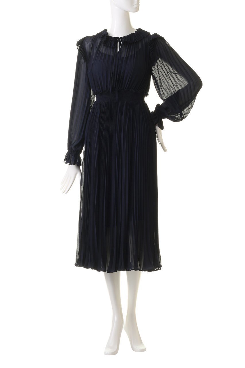 【コルコバード/CORCOVADO】のシアーソリッドプリーツドレス 人気、トレンドファッション・服の通販 founy(ファニー) 　ファッション　Fashion　レディースファッション　Fashion for Women　ワンピース　Dresses　フォーマル・パーティードレス・結婚式用ドレス　Elegant & Casual Dresses　チュニック　Tunic Tops & Dresses　シフォン　Chiffon, Lightweight Fabric　チュニック　Tunic, Long Top　ドレス　Dress, One-Piece　プリーツ　Pleats, Pleated　other-2|ID: prp329100004778118 ipo3291000000034648662