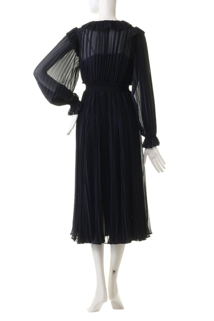 【コルコバード/CORCOVADO】のシアーソリッドプリーツドレス 人気、トレンドファッション・服の通販 founy(ファニー) 　ファッション　Fashion　レディースファッション　Fashion for Women　ワンピース　Dresses　フォーマル・パーティードレス・結婚式用ドレス　Elegant & Casual Dresses　チュニック　Tunic Tops & Dresses　シフォン　Chiffon, Lightweight Fabric　チュニック　Tunic, Long Top　ドレス　Dress, One-Piece　プリーツ　Pleats, Pleated　other-4|ID: prp329100004778118 ipo3291000000034648664