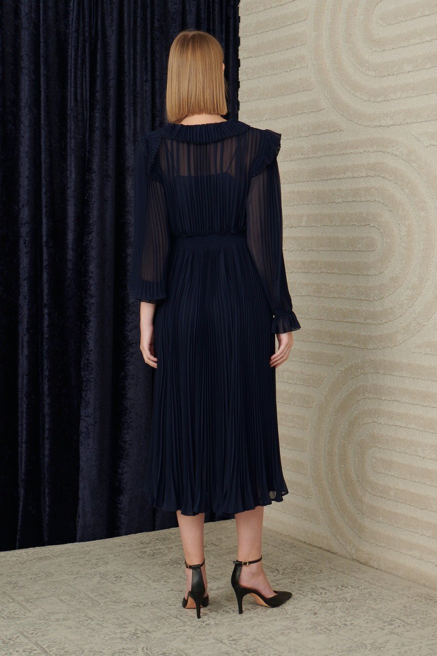 【コルコバード/CORCOVADO】のシアーソリッドプリーツドレス 人気、トレンドファッション・服の通販 founy(ファニー) 　ファッション　Fashion　レディースファッション　Fashion for Women　ワンピース　Dresses　フォーマル・パーティードレス・結婚式用ドレス　Elegant & Casual Dresses　チュニック　Tunic Tops & Dresses　シフォン　Chiffon, Lightweight Fabric　チュニック　Tunic, Long Top　ドレス　Dress, One-Piece　プリーツ　Pleats, Pleated　other-6|ID: prp329100004778118 ipo3291000000034648666