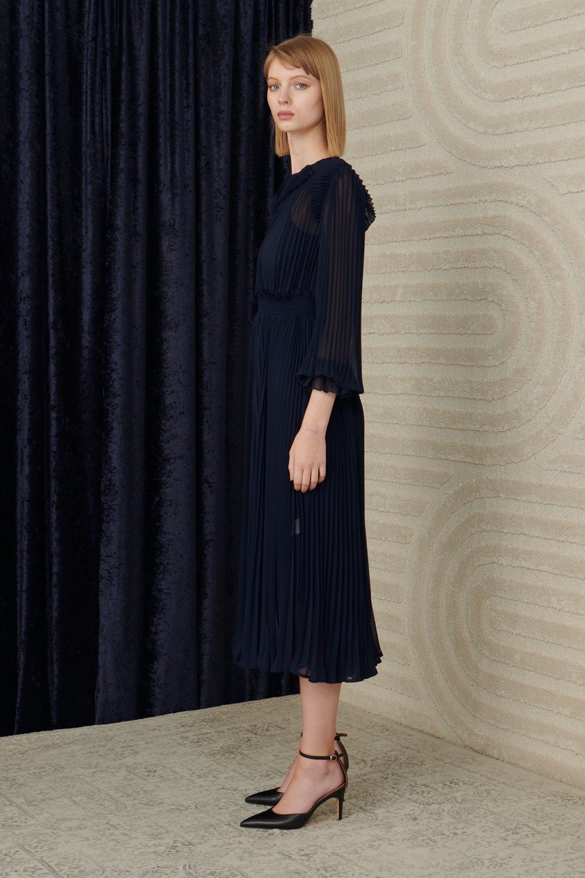 【コルコバード/CORCOVADO】のシアーソリッドプリーツドレス 人気、トレンドファッション・服の通販 founy(ファニー) 　ファッション　Fashion　レディースファッション　Fashion for Women　ワンピース　Dresses　フォーマル・パーティードレス・結婚式用ドレス　Elegant & Casual Dresses　チュニック　Tunic Tops & Dresses　シフォン　Chiffon, Lightweight Fabric　チュニック　Tunic, Long Top　ドレス　Dress, One-Piece　プリーツ　Pleats, Pleated　other-7|ID: prp329100004778118 ipo3291000000034648667