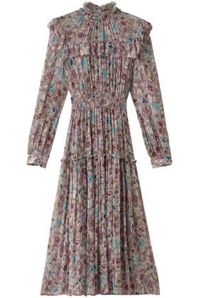 【コルコバード/CORCOVADO】のフレグランスガーデンプリントドレス 人気、トレンドファッション・服の通販 founy(ファニー) ファッション Fashion レディースファッション Fashion for Women ワンピース Dresses フォーマル・パーティードレス・結婚式用ドレス Elegant & Casual Dresses チュニック Tunic Tops & Dresses ギャザー Gathered, Ruffled シアー Sheer, See-Through チュニック Tunic, Long Top ドレス Dress, One-Piece ハイネック High Neck, Mock Neck フラワー Flower, Floral プリント Print, Printed Pattern プリーツ Pleats, Pleated |ID:prp329100004778120