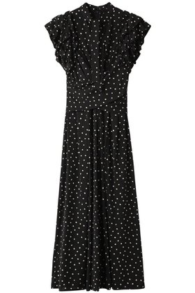 【コルコバード/CORCOVADO】のスムースジャージードットドレス 人気、トレンドファッション・服の通販 founy(ファニー) ファッション Fashion レディースファッション Fashion for Women ワンピース Dresses フォーマル・パーティードレス・結婚式用ドレス Elegant & Casual Dresses チュニック Tunic Tops & Dresses クラシカル Classical, Vintage-Inspired スリット Slit, Slit Detail スリーブ Sleeve, Long Sleeve / Short Sleeve チュニック Tunic, Long Top ドット Polka Dot, Dot Pattern パーティ Party, Party Style フリル Frill, Ruffle フレア Flare, Flared ロング Long, Long-Length |ID:prp329100004778123