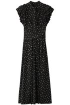 【コルコバード/CORCOVADO】のスムースジャージードットドレス 人気、トレンドファッション・服の通販 founy(ファニー) ファッション Fashion レディースファッション Fashion for Women ワンピース Dresses フォーマル・パーティードレス・結婚式用ドレス Elegant & Casual Dresses チュニック Tunic Tops & Dresses クラシカル Classical, Vintage-Inspired スリット Slit, Slit Detail スリーブ Sleeve, Long Sleeve / Short Sleeve チュニック Tunic, Long Top ドット Polka Dot, Dot Pattern パーティ Party, Party Style フリル Frill, Ruffle フレア Flare, Flared ロング Long, Long-Length thumbnail ブラック|ID: prp329100004778123 ipo3291000000034648702