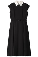 【コルコバード/CORCOVADO】のマットサテン白襟ドレス 人気、トレンドファッション・服の通販 founy(ファニー) ファッション Fashion レディースファッション Fashion for Women ワンピース Dresses フォーマル・パーティードレス・結婚式用ドレス Elegant & Casual Dresses チュニック Tunic Tops & Dresses オケージョン Occasion Wear サテン Satin, Glossy Fabric スリーブ Sleeve, Long Sleeve / Short Sleeve チュニック Tunic, Long Top ドレス Dress, One-Piece パーティ Party, Party Style フレア Flare, Flared フレンチ French, French Style 再入荷 Restock / Back in Stock |ID:prp329100004778125