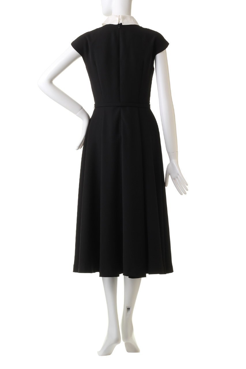 【コルコバード/CORCOVADO】のマットサテン白襟ドレス 人気、トレンドファッション・服の通販 founy(ファニー) 　ファッション　Fashion　レディースファッション　Fashion for Women　ワンピース　Dresses　フォーマル・パーティードレス・結婚式用ドレス　Elegant & Casual Dresses　チュニック　Tunic Tops & Dresses　オケージョン　Occasion Wear　サテン　Satin, Glossy Fabric　スリーブ　Sleeve, Long Sleeve / Short Sleeve　チュニック　Tunic, Long Top　ドレス　Dress, One-Piece　パーティ　Party, Party Style　フレア　Flare, Flared　フレンチ　French, French Style　再入荷　Restock / Back in Stock　other-4|ID: prp329100004778125 ipo3291000000034648723