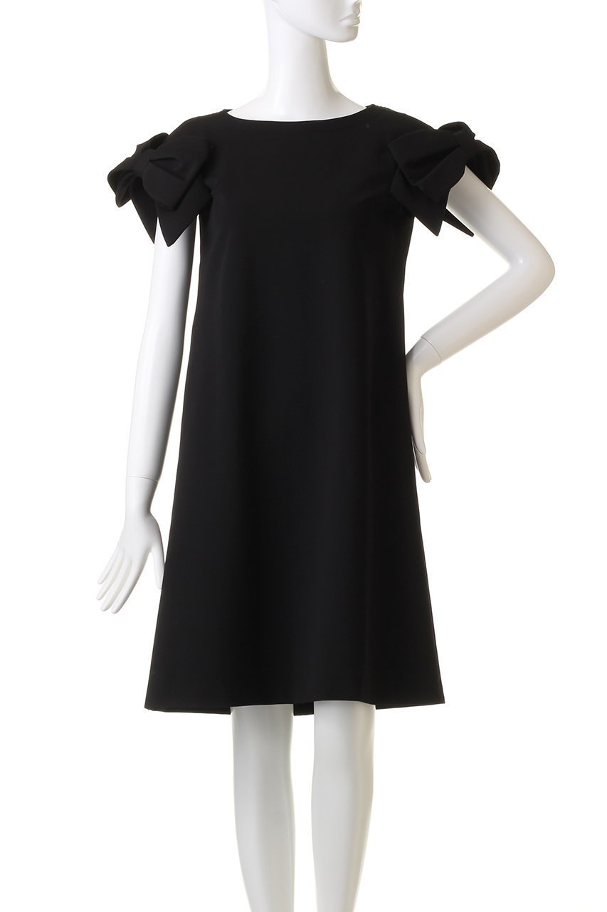 【コルコバード/CORCOVADO】のツイストジャージーリボンドレス 人気、トレンドファッション・服の通販 founy(ファニー) 　ファッション　Fashion　レディースファッション　Fashion for Women　ワンピース　Dresses　フォーマル・パーティードレス・結婚式用ドレス　Elegant & Casual Dresses　チュニック　Tunic Tops & Dresses　チュニック　Tunic, Long Top　フェミニン　Feminine, Girly　リボン　Ribbon, Bow　エレガント 上品　Elegant　other-2|ID: prp329100004778126 ipo3291000000034648730