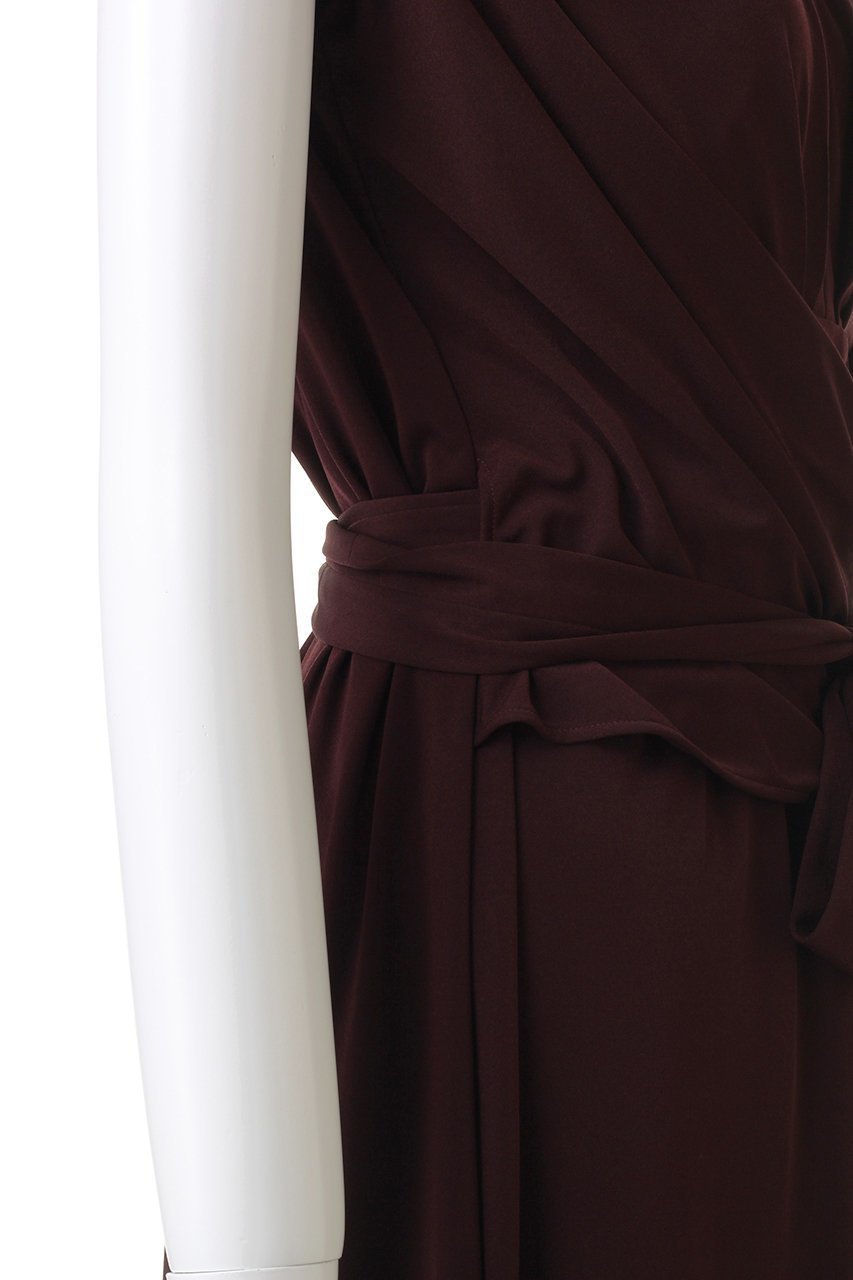 【コルコバード/CORCOVADO】のドライスムースカシュクールドレス 人気、トレンドファッション・服の通販 founy(ファニー) 　ファッション　Fashion　レディースファッション　Fashion for Women　ワンピース　Dresses　フォーマル・パーティードレス・結婚式用ドレス　Elegant & Casual Dresses　チュニック　Tunic Tops & Dresses　インナー　Innerwear　チュニック　Tunic, Long Top　ドレス　Dress, One-Piece　ドレープ　Drape, Draping Fabric　パターン　Pattern, Design Print　ファブリック　Fabric, Textile　リボン　Ribbon, Bow　エレガント 上品　Elegant　other-6|ID: prp329100004778127 ipo3291000000034648746