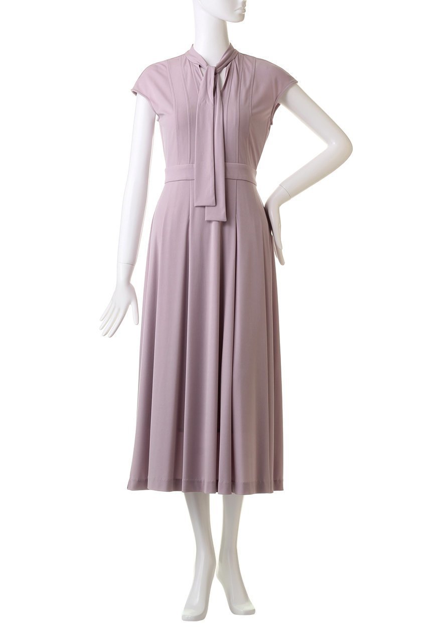 【コルコバード/CORCOVADO】のドライスムースボウタイドレス 人気、トレンドファッション・服の通販 founy(ファニー) ファッション Fashion レディースファッション Fashion for Women ワンピース Dresses フォーマル・パーティードレス・結婚式用ドレス Elegant & Casual Dresses チュニック Tunic Tops & Dresses おすすめ Recommended / Our Picks なめらか Smooth, Silky Texture インナー Innerwear エレガント 上品 Elegant コンパクト Compact, Small Size チュニック Tunic, Long Top ドレス Dress, One-Piece ファブリック Fabric, Textile フィット Fit, Slim Fit フレア Flare, Flared 再入荷 Restock / Back in Stock other-2|ID: prp329100004778129 ipo3291000000034648754