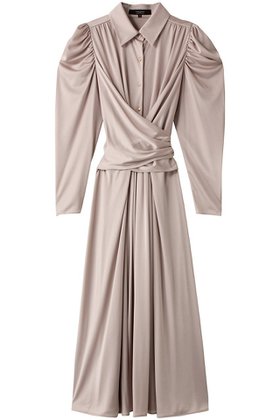 【コルコバード/CORCOVADO】のサテンスムースカシュクールシャツドレス 人気、トレンドファッション・服の通販 founy(ファニー) ファッション Fashion レディースファッション Fashion for Women ワンピース Dresses フォーマル・パーティードレス・結婚式用ドレス Elegant & Casual Dresses チュニック Tunic Tops & Dresses カシュクール Wrap Design チュニック Tunic, Long Top ドレス Dress, One-Piece ドレープ Drape, Draping Fabric エレガント 上品 Elegant 再入荷 Restock / Back in Stock |ID:prp329100004778131